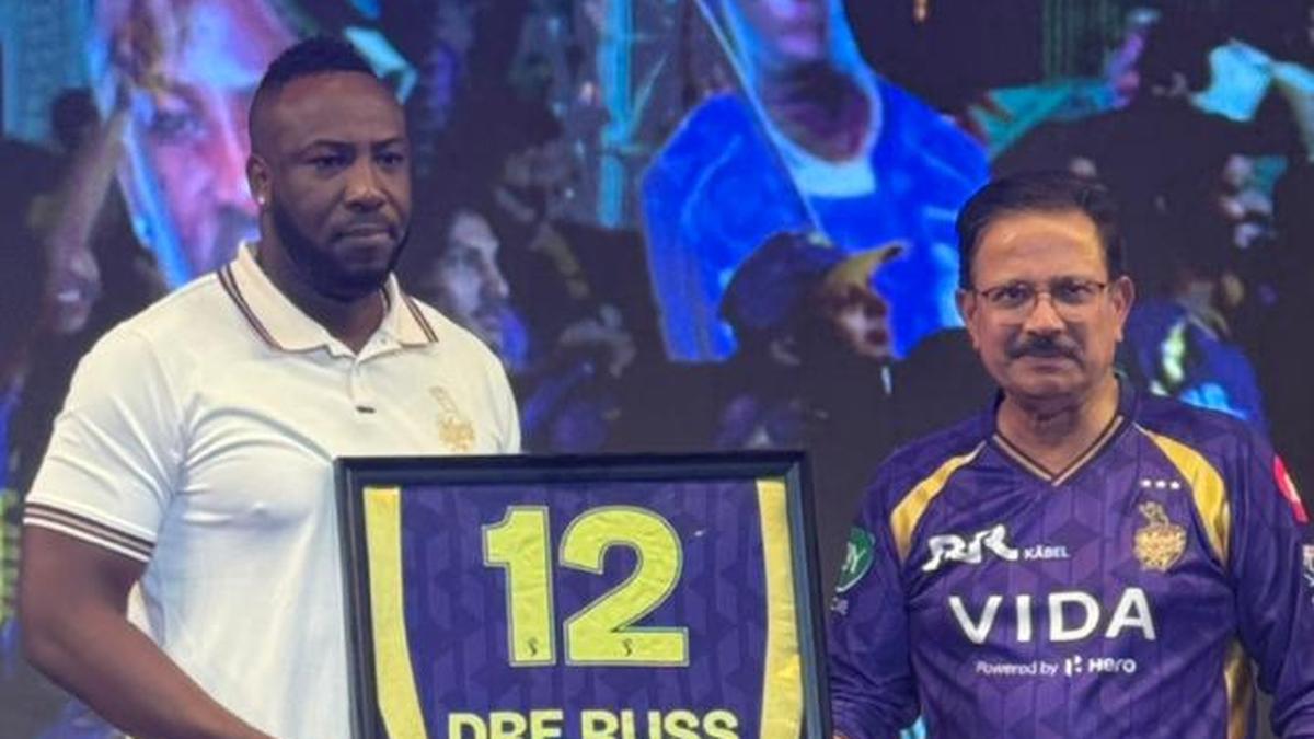IPL 2026: KKR retires jersey No. 12 in tribute to Andre Russell